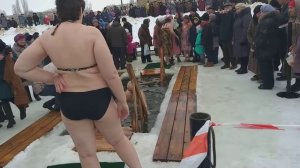 Крещенские купания Котово 19 янв. 2019 год.