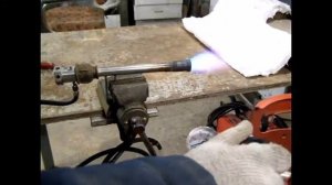 Горелка самодельная прямая на 1/2 дюйма. Straight homemade burner 1/2"