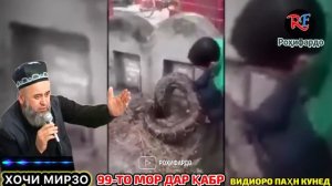 Хочи мирзо 2023.Азоби кабр.99-то мор ва 9 кала доранд!😱😭😭 Азоби дузах.Хочи мирзо.