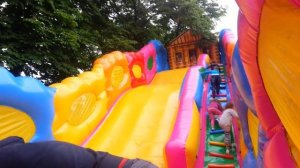 Крутая детская горка