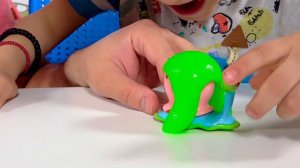 Спанч Боб слайм челлендж/герои мультика Губка Боб квадратные штаны