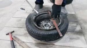 Как разбортировать колесо автомобиля своими руками / Спор на шашлык / Ручка КПП СССР