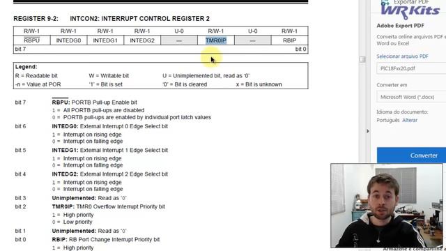 INTERRUPÇÃO COM TIMER0 | Curso de PIC #093 смотреть онлайн