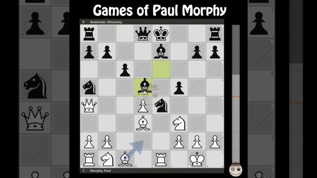 Morphy, Paul - Budzinski, Wincenty || Paris 1859 @chessbuddies 🔴 #PaulMorphy смотреть онлайн