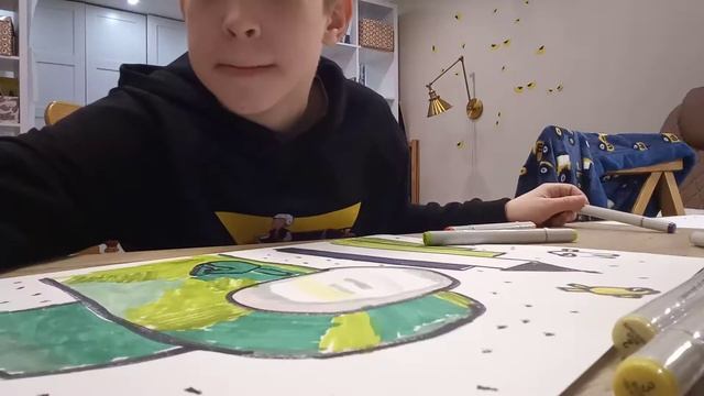 я нарисовал картину амонг АС смотреть онлайн