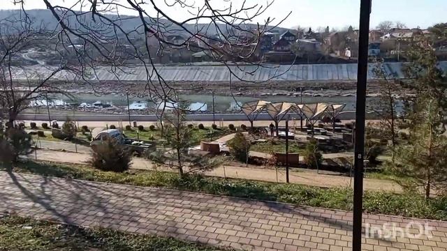 Прогулка по Майкопу в декабре/Городской парк/Новая набережная/ смотреть онлайн