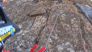 Крым.Виа Феррата.Красные пещеры