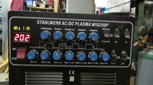 Stahlwerk AC DC 200 Puls mit Plasma Komplett SET AC Problem