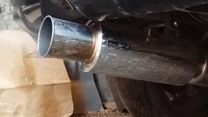 Выхлоп Kakimoto regu 92dB-Z Subaru Forester SG5 глушитель exhaust muffler
