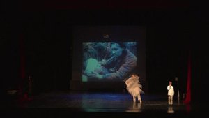 Песня "Я Ангелом летел" (Н.Дмитриев) в исполнении Назарова К. (2-А) и Захаровой М. (7-В) 08.05.23