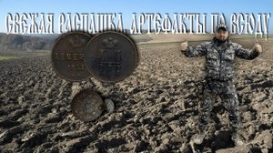 СВЕЖАЯ РАСПАШКА НА МЕСТЕ ФАБРИКИ 19 ВЕКА, АРТЕФАКТЫ КРУГОМ/ПОИСК МОНЕТ, КОП, КОП С МЕТАЛЛОИСКАТЕЛЕМ.
