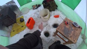 Рыбалка в палатке. Постановка продольников на налима.