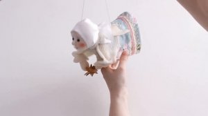 Текстильная кукла ангел-девочка "Под счастливой звездой", сувенирная мастерская  "Нежный ветер"