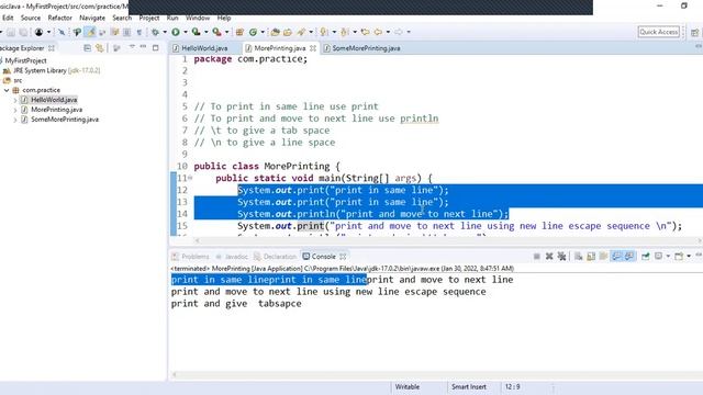 4. Java Programming: Enhance Your Skills with Additional Printing| Learn Java Programming