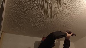Декоративная штукатурка на потолок. Первый опыт!