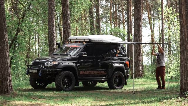 Автомобильный тент маркиза: быстрая разборка