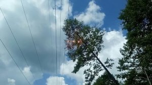 Дуга 110 000 вольт. Замыкание на землю