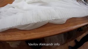 Сборка тюля на тесьме