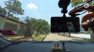 กล้องติดรถยนต์หน้าหลัง Dual lens vehicle blackbox DVR รุ่น A10