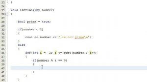 How to Determine if a Number is a Prime Number by Writing a Computer Program , C++ (Part 2)