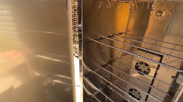 Коптильный шкаф для холодного и горячего копчения (модель ss400l)