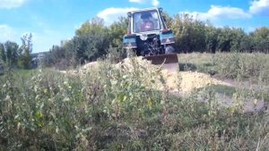Испытание самодельной ЛОПАТЫ.Ровняем дорогу.