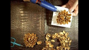 Удивительные цветы из скорлупок фисташек!!!