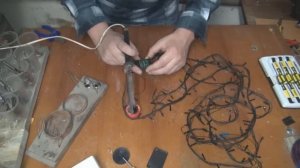 Ремонт новогодней гирлянды