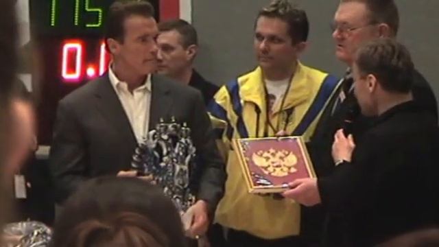 Arnold Schwarzenegger, Tommy Kono, Zhabotinsky at the Arnold Expo 2004 смотреть онлайн