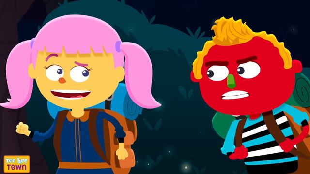 Midnight Magic Five Skeletons Dancing At Halloween Party | Spooky Scary Skeletons | Teehee Town смотреть онлайн