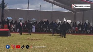 Drama as woman interrupts President Ruto's speech during Kiptum's burial ceremony!!