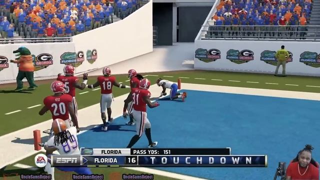 NCAA Football 19 #7 GEORGIA vs #9 FLORIDA NCAA 14 Updated Rosters