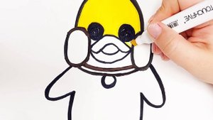 Lalafanfan. Draw to lalafanfan. Как нарисовать утку ладафанфан. Как нарисовать утку. Как рисовать.