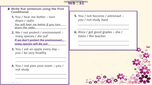 Action pack 9  unit 4  Activity book exercises  30- 32 