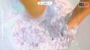 soaked soap / mushy soap : asmr soaked mushy soap 💗