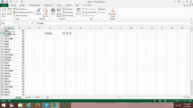 VLookup In Excel VBA Macros - Online Excel VBA Macros Course