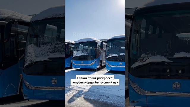 🚌 Стоянка готовых автобусов Zhong Tong.