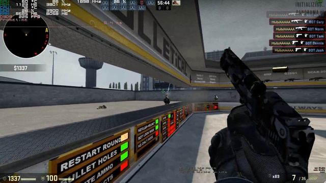 CS:GO AMD Ryzen 5 1600 3.90 GHz + 12gb ram 2400 Mhz + gtx 1050 ti 4gb Boost смотреть онлайн