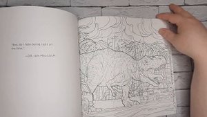 Обзор раскраски " Парк юрского периода " ?