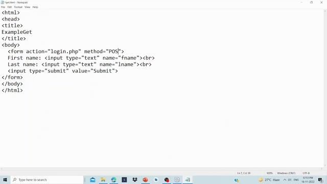 Working with PHP|Passing information between pages| GET and POST Method| Cookie |Session|header() смотреть онлайн