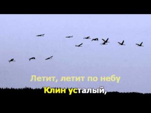 Журавли. Любимые песни. Караоке.