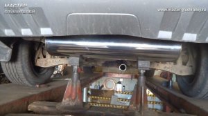 Замена основного глушителя на Jeep Compass