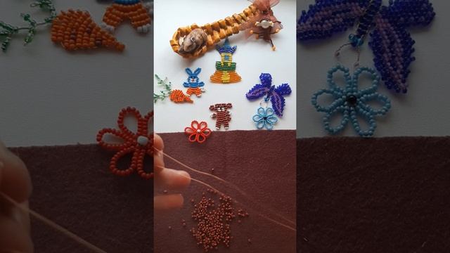 Медвежонок из бисера