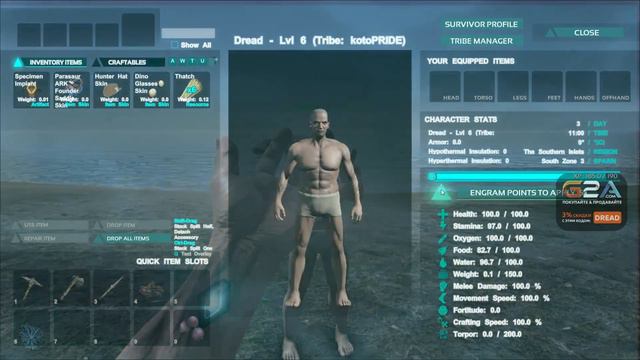 Dread. стрим 26.12.2015. Ark Survival Evolved ч1 смотреть онлайн