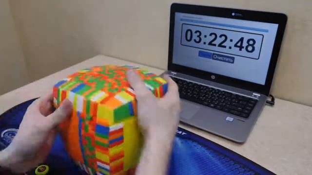 СОБРАЛ САМЫЙ БОЛЬШОЙ КУБИК РУБИКА В МИРЕ 17х17 КАК СОБРАТЬ КУБИК ЗА 5 ЧАСОВ смотреть онлайн