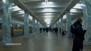 На метро от Варшавской до Коломенской // октябрь 2016
