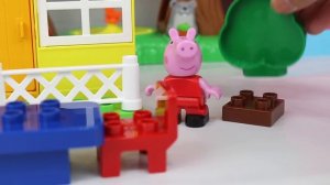 Peppa Pig Garden House Construction Set with George & Friends