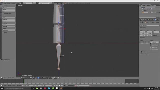 Blender Урок 20 Арматура (кости) смотреть онлайн