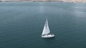 Парусная яхта «Бавария – 38».  Яхт клуб "Круиз", Чолпон Ата, Иссык Куль.