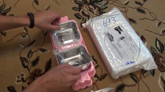 Распаковка: Миски для животных с aliexpress.com смотреть онлайн